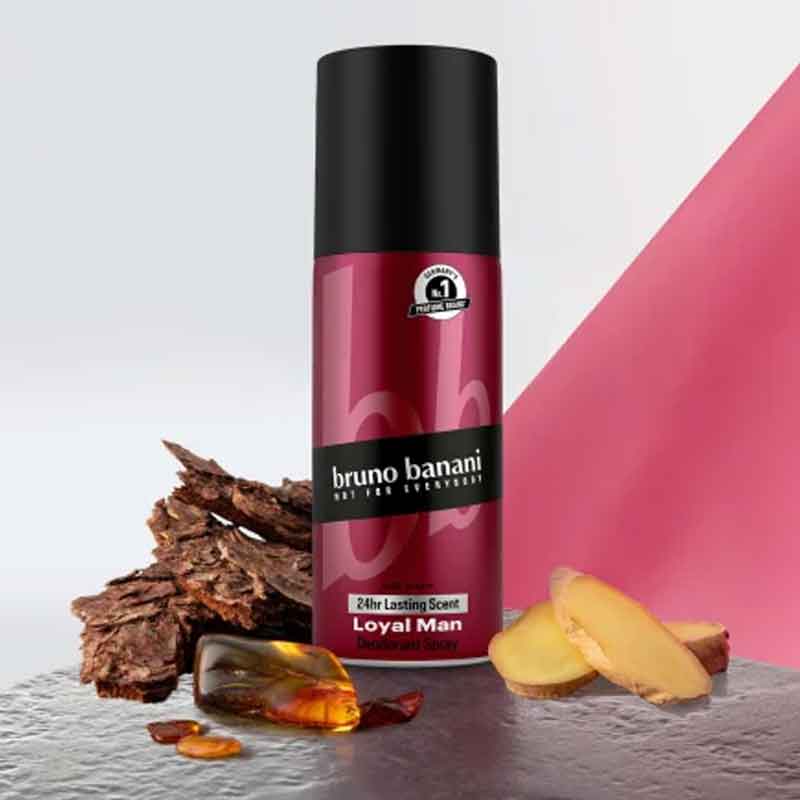 سبراي مزيل العرق لويال مان @ للرجال، 150 مل Bruno Banani