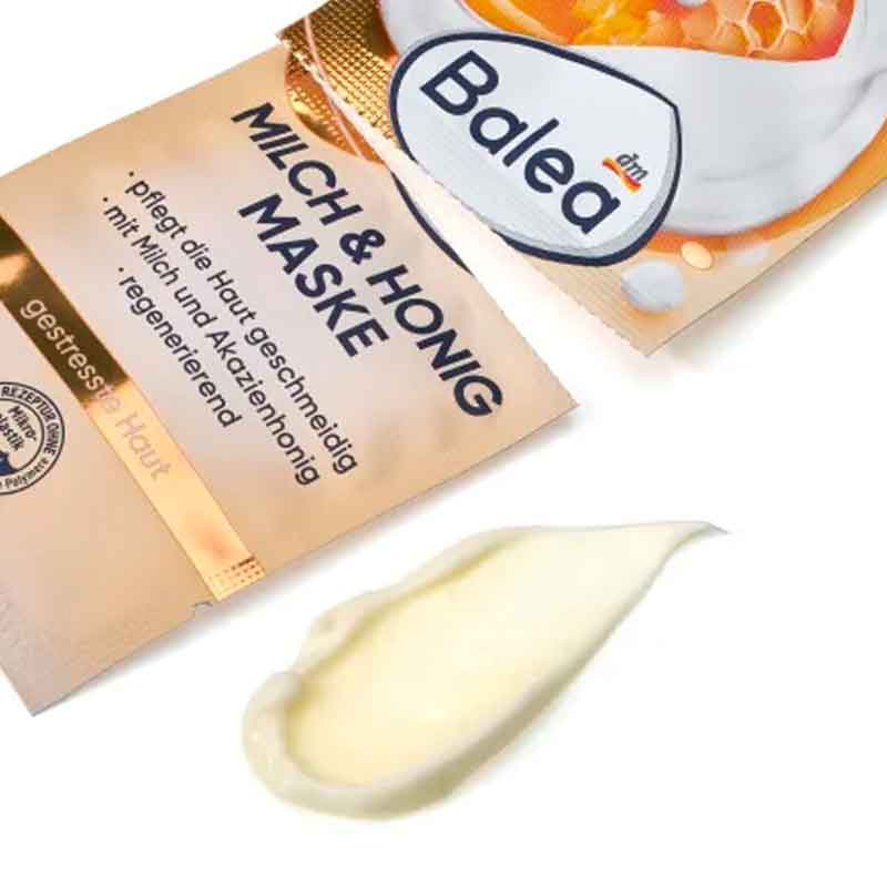 ماسك الوجه بالحليب وعسل السنط وزيت جوز المكاديميا Gesichtsmaske Milch & Honig