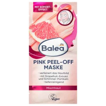 ماسك الوجه مستخلص الجريب فروت وجزيئات لامعة Gesichtsmaske Peel-Off pink