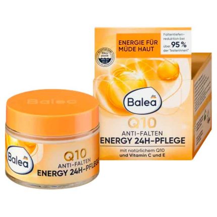 كريم الوجه Q10 للعناية بالطاقة المضادة للتجاعيد على مدار 24 ساعة، 50 مل
