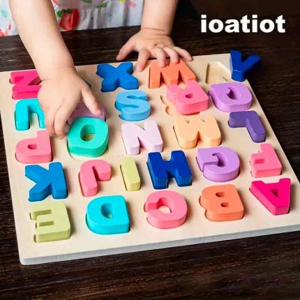 Wooden Letter Matching Puzzles