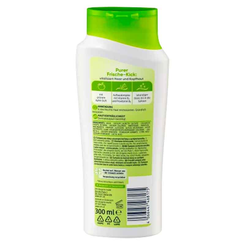 شامبو بالتفاح للشعر الدهني والأطراف الجافة