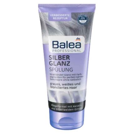 بلسم سيلفر شاين بالكيراتين ومستخلص الصفصاف الأبيض للشعر الرمادي والاشقر