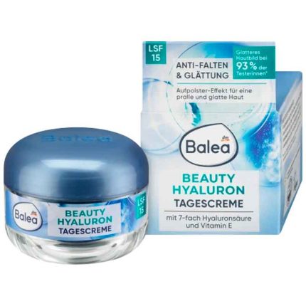 كريم الوجه المضاد للتجاعيد بحمض الهيالورونيك بعامل حماية من الشمس 15