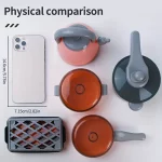 71 قطعة من مجموعة ألعاب الطبخ الوردية لمحاكاة اللعب في المنزل والمطبخ للفتيات