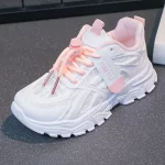 أحذية رياضية كاجوال مريحة بلون موحد للفتيات