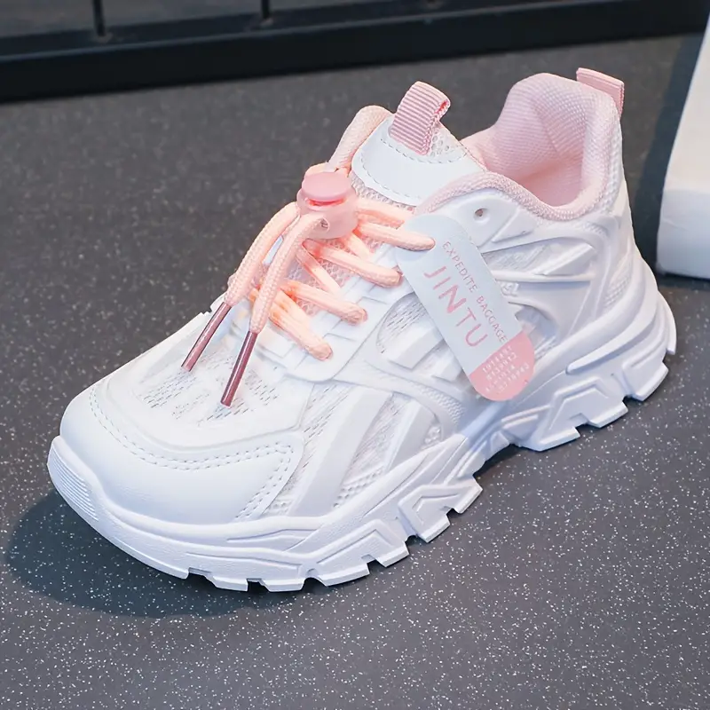 أحذية رياضية كاجوال مريحة بلون موحد للفتيات