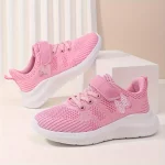 أحذية رياضية للفتيات منسوجة ومسامية