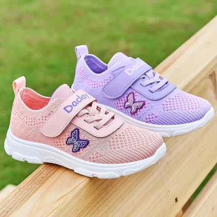 حذاء كاجوال لطيف على شكل فراشة للفتيات