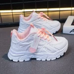 أحذية رياضية كاجوال مريحة بلون موحد للفتيات