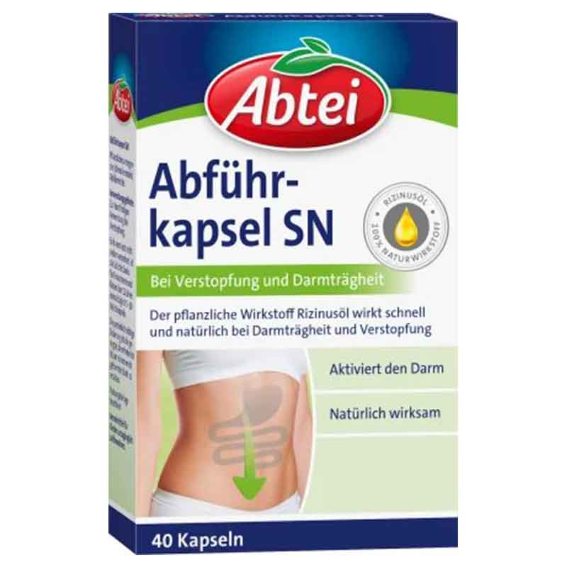 Abtei3-1 كبسولات ضذ القبض 40 كبسولة Abführ-Kapseln Abtei