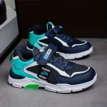 أحذية كاجوال للأولاد عصرية بشبكة مزدوجة قابلة للتنفس