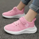 أحذية رياضية للفتيات منسوجة ومسامية
