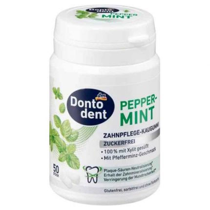 علكة بالنعناع مع إكسيليتول، 50 قطعة Dontodent