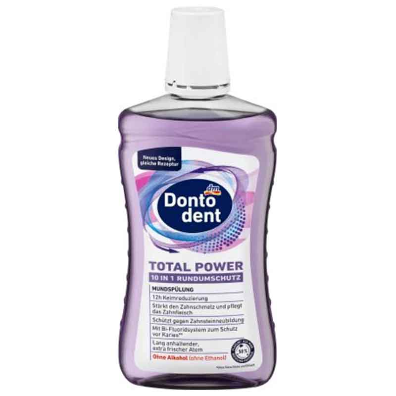 donto-dent45-1 غسول الفم توتال باور، 500 مل Dontodent