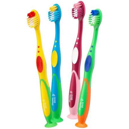 فرشاة أسنان أطفال ناعمة، من 3 إلى 6 سنوات، 2 قطعة Dontodent