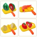 مجموعة ألعاب الطعام المكونة من 66 قطعة، لعبة للأولاد والبنات من سن 3 سنوات فما فوق