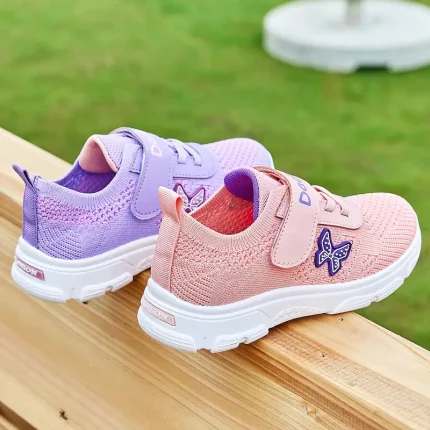 حذاء كاجوال لطيف على شكل فراشة للفتيات