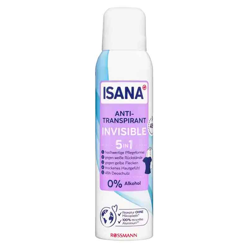isana33-1 بخاخ مضاد للتعرق غير مرئي 5 في 1 ISANA